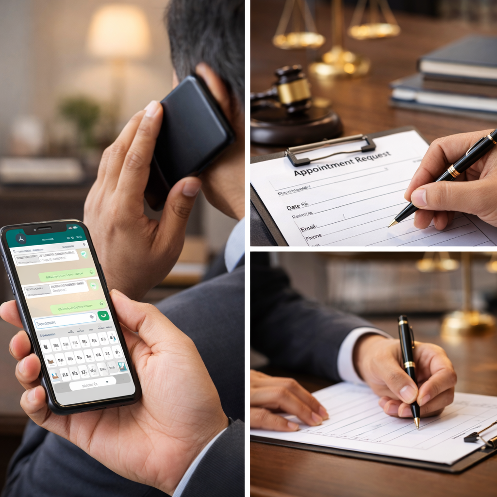 Legal appointment and client communication support